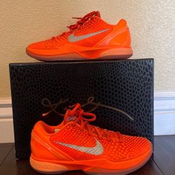 Nike Zoom Kobe 6 Protro Total Orange Basketball Sneakers IH1871-800