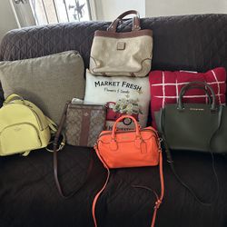 Authentic Coach, Michael Kors, Dooney & Bourke, Kate Spade Bags