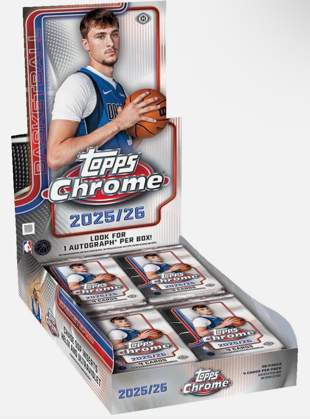 2025-26 Topps Chrome NBA Basketball Hobby Box