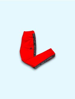 Adidas 3 Stripe Tiro World Wide Tapered Track Pants Red Mens Small