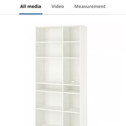 IKEA Shelving unit with 10 shelves