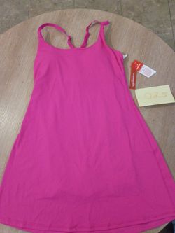 Reebok Pink Spaghetti Strap Tank Top dress