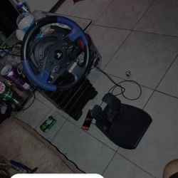 Steering Wheel And Pedals 