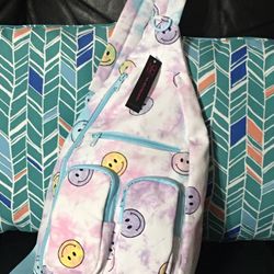 WOMENS GIRLS Backpack Shoulder Crossbody Bag Chest Pack  Purse Handbag Travel Outdoor