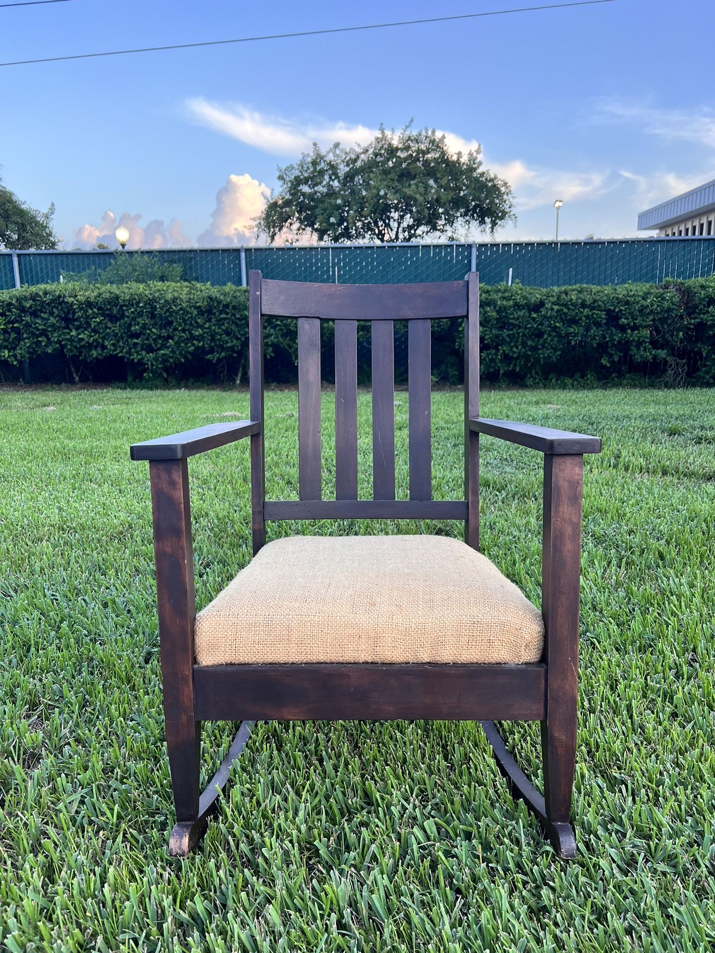 Mission Style Rocking Chair Vintage