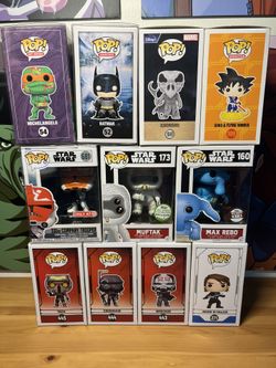 Funko Pop Star Wars Marvel DC Tmnt Dragonball Z