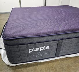 LIKE NEW! Purple Rejuvenate Plus King Mattress - Delivery Available