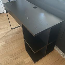Ikea Desk with Drawer and Shelves