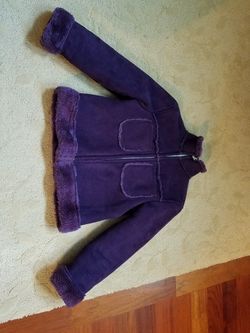GAP GIRLS WARM PURPLE COAT