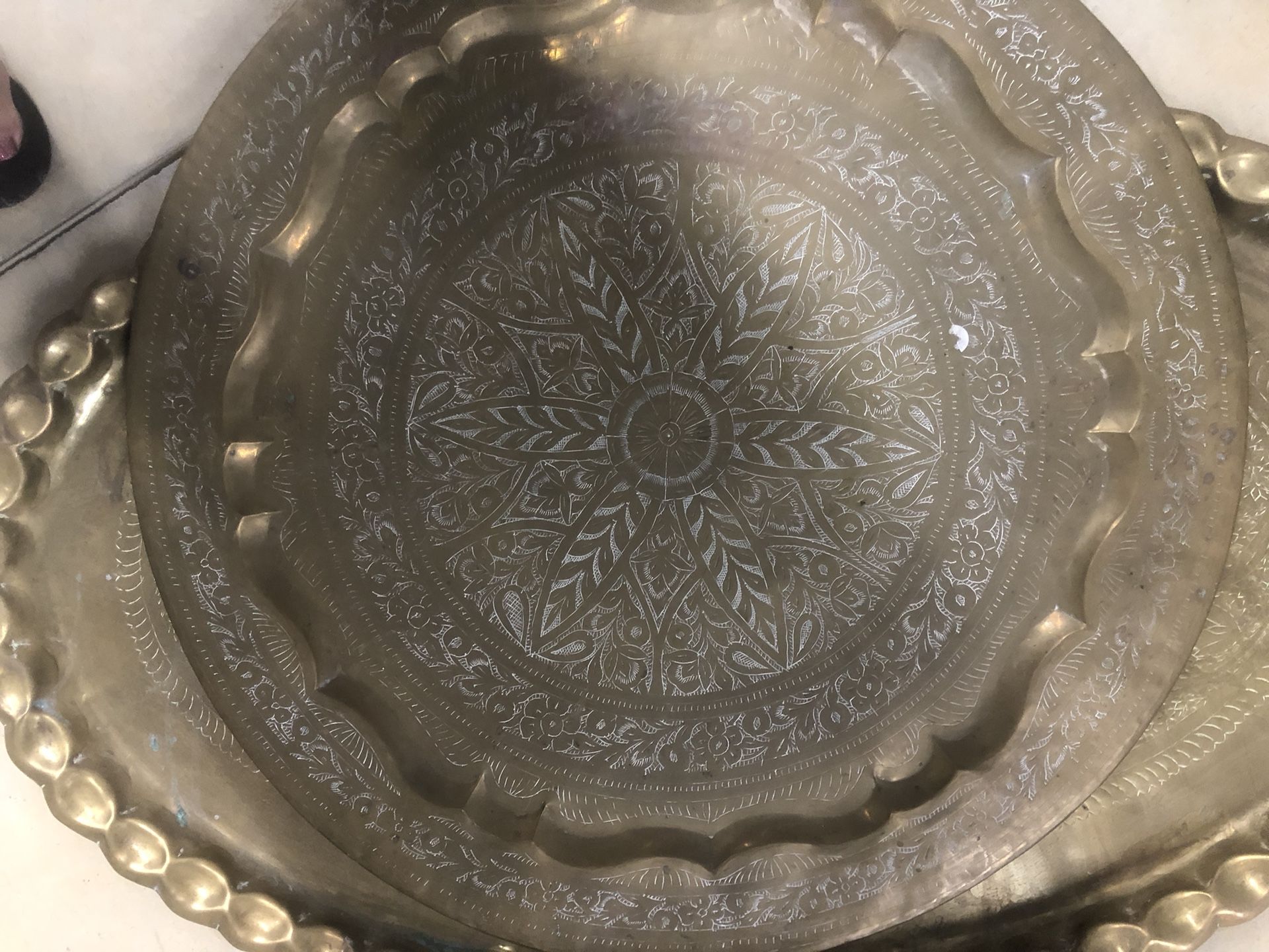 Round Brass Wall Hanging