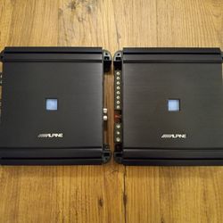 Alpine Car Stereo Amp Set 