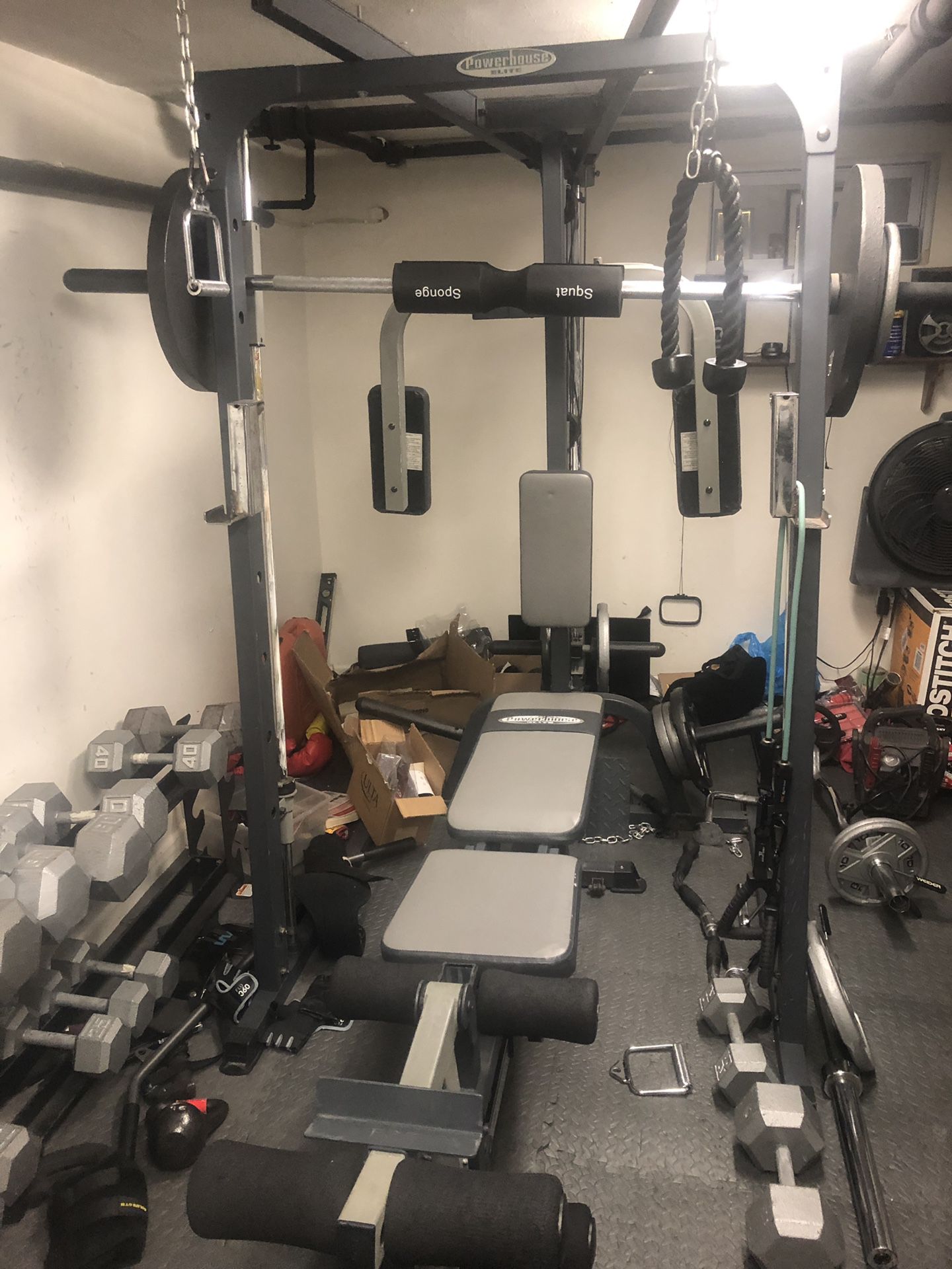 Smith multi purpose bench everything included except weights