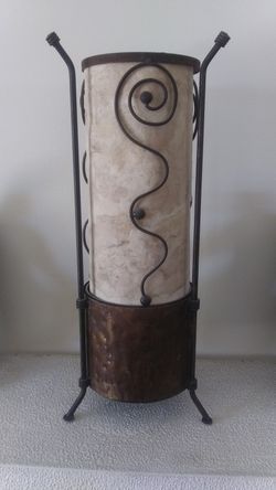 Accent Lamp Home Deco Wrought Iron Piece