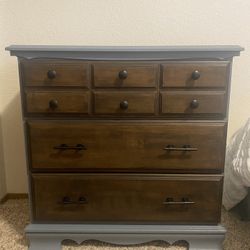 Refinished Wood Dresser