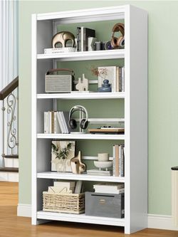 Media Stand, Heavy-Duty Metal Media Shelf, 69.3" Tall Modern Multimedia Storage Rack