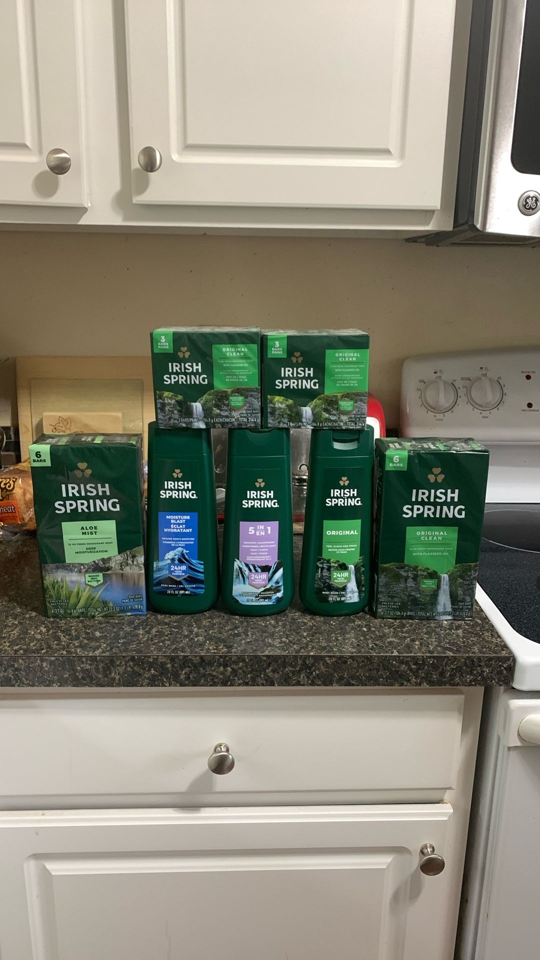 Irish Spring Bath & Shower Bundle-7 Items!($34.87+ Value)