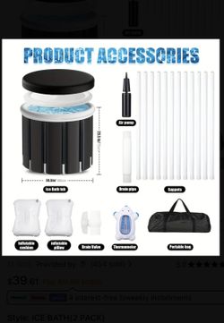 Brand New Unopened Large Ice bath Cold Plunge 130g 155