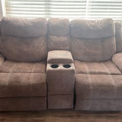 2 Theater Style Reclining Couches