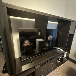 Tv Stand Only With Storage/organizer Shelf
