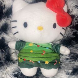 Christmas hello kitty plush 