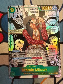 Dracule Mihawk (Manga) - The Azure Sea's Seven (OP14)