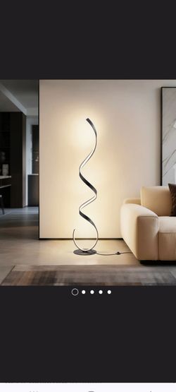 Modern Spiral LED Floor Lamp