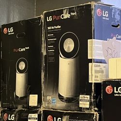 New LG air purifier with HEPA filter - LG PuriCare 360 - voice control 310 310 sq. ft, White