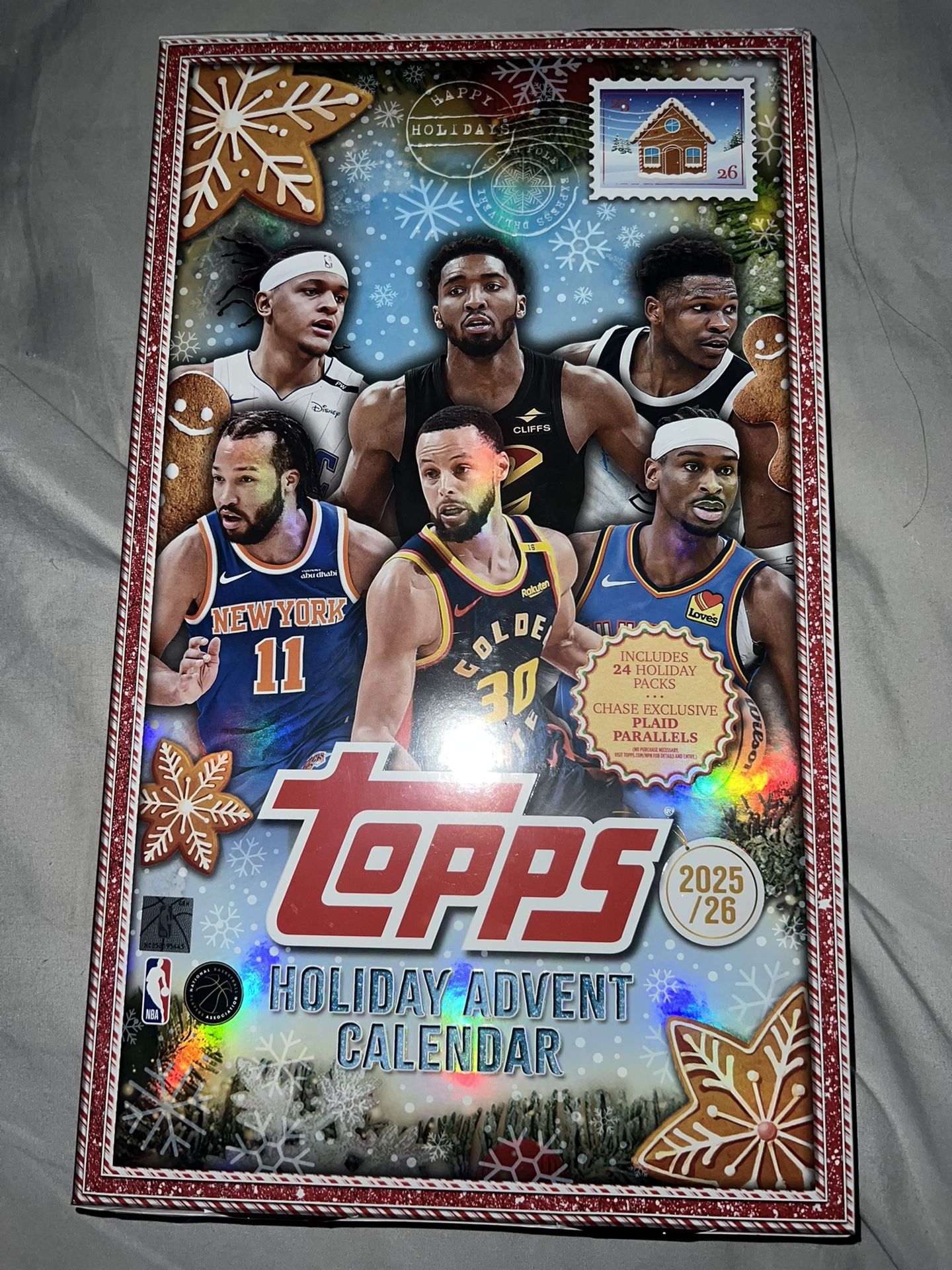 Topps basketball holiday advent calendar