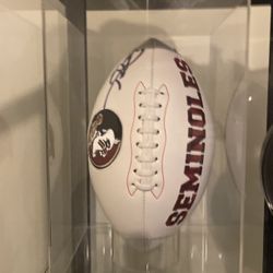 Deion Sanders Signed FSU Ball With COA