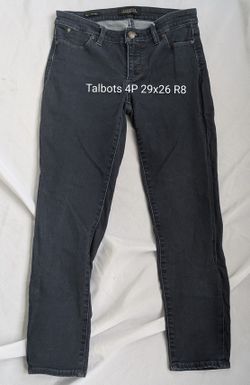 Womens Talbots Flawless Five Pocket Petites 4P Slim Ankle Dark Denim Blue Jeans CN5010
Classic and ultra-comfortable. Features a relaxed, mid-rise boy