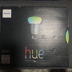 Philips Hue Lighting 2 A19 Bulbs
