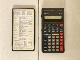 Texas Instruments Orion TI-34 Talking Scientific Calculator