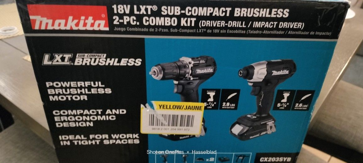 Selling Pro Contractor Makita Combo Drills