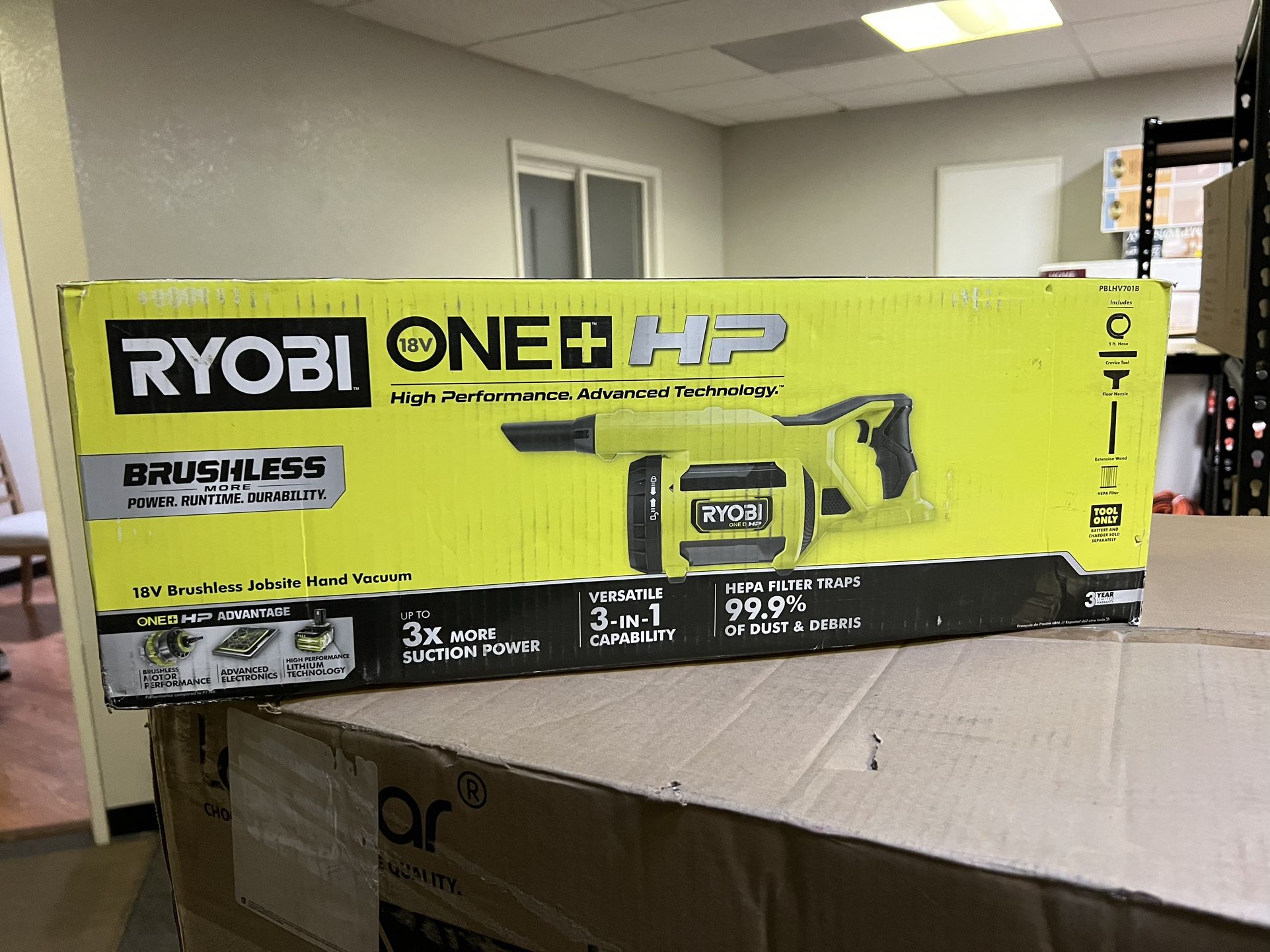 ONE+ HP 18V Cordless Jobsite Hand Vacuum (Tool Only) by RYOBI