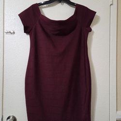 Burgundy Dress Size OX