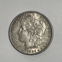 1886 Morgan Silver Dollar