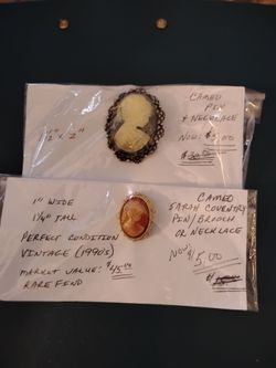 Jewelry - Cameo Pin/Necklace