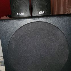 Klh  Surround speakers with subwoofer 6 