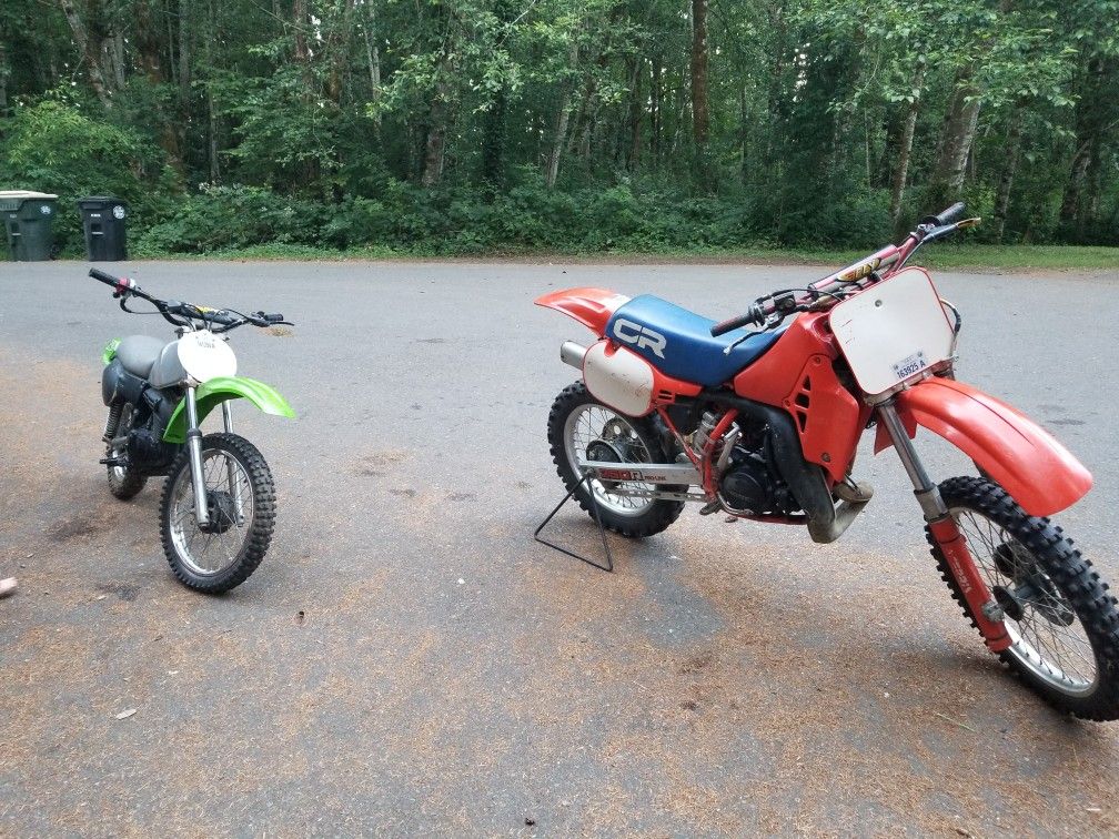 Honda CR250 1984 bike runs and rides like it should