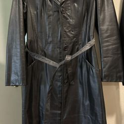 Long Leather Jacket 