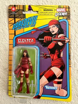Marvel Legends - Daredevil The Man Without Fear! - Electra Figure - Kenner