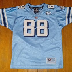Women's Size Medium North Carolina Jersey Blue Stitched Colosseum Football