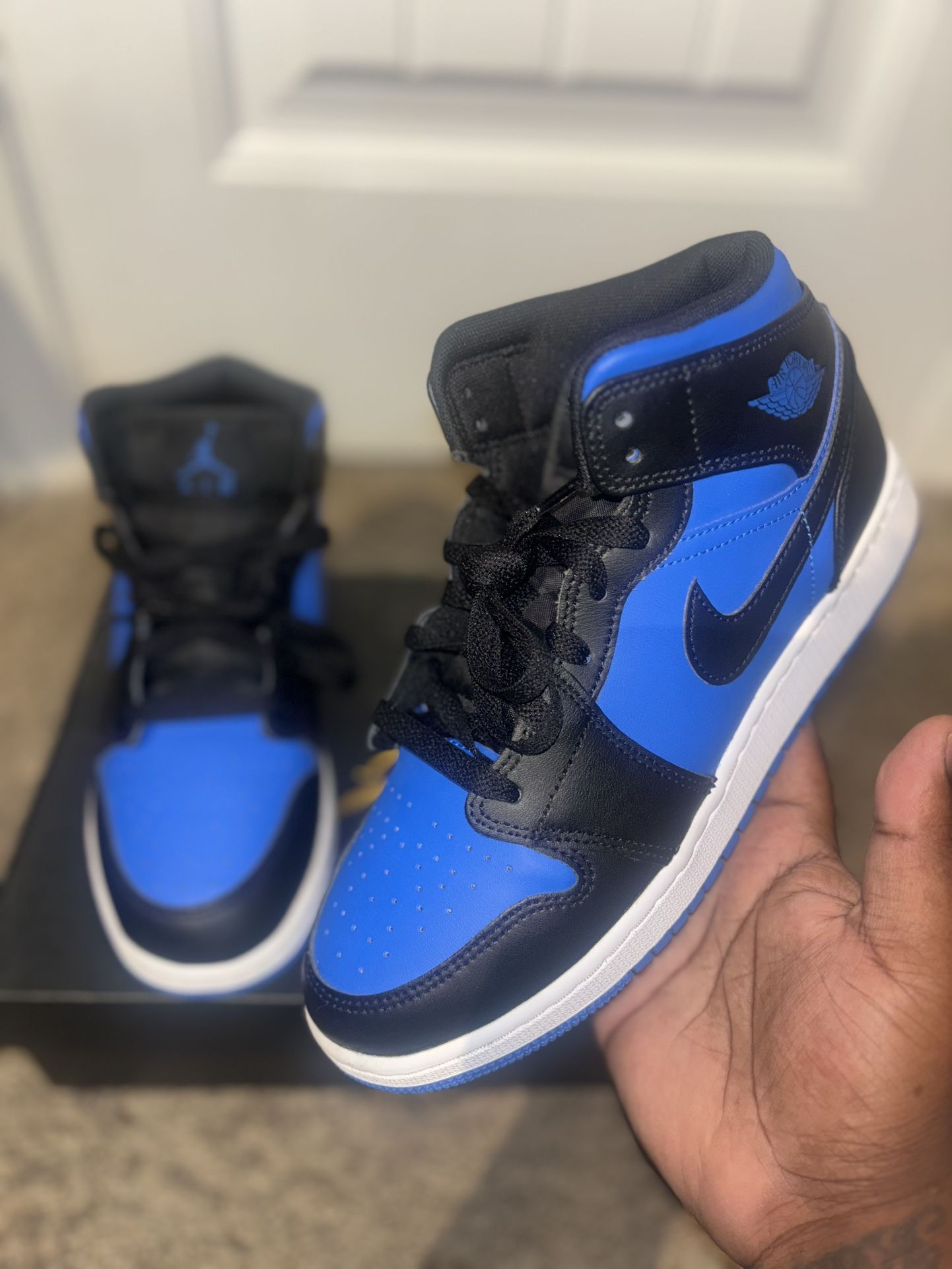 Air Jordan’s Mid Black Royal Blue
