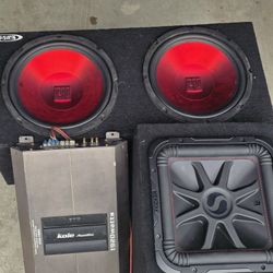 KICKER Subwoofer, DUAL XS 12, AMP KX2 1920 