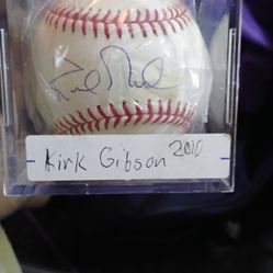 Kirk Gibson Autograph Baseball 