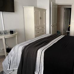 White Ethan Allen Armoir