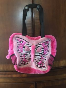 Pink Butterfly Bag