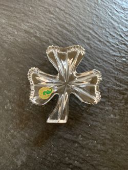 Waterford Shamrock paperweight