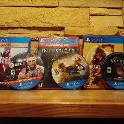6 PS4 Playstation Games, 2 Are BRAND NEW 