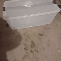 Plastic Container To Put Things Away Great Shape 